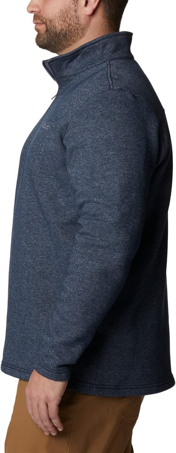 imageColumbia Mens Great Hart Mountain III Half ZipCollegiate Navy Solid