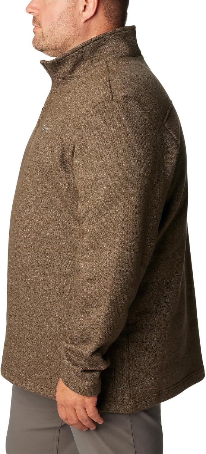 imageColumbia Mens Great Hart Mountain III Half ZipCordovan Heather