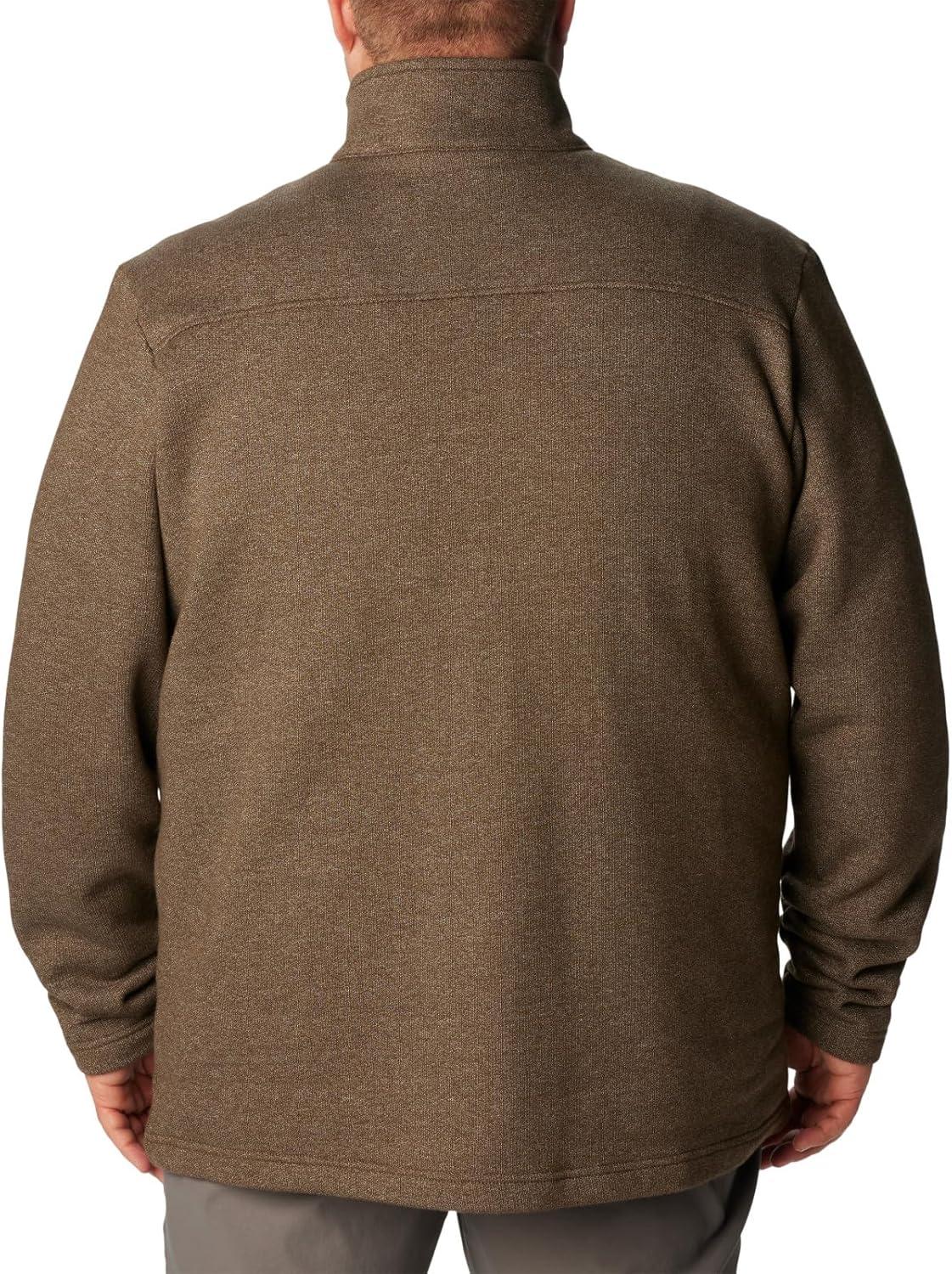 imageColumbia Mens Great Hart Mountain III Half ZipCordovan Heather