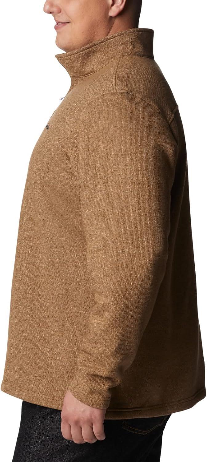 imageColumbia Mens Great Hart Mountain III Half ZipDelta Heather