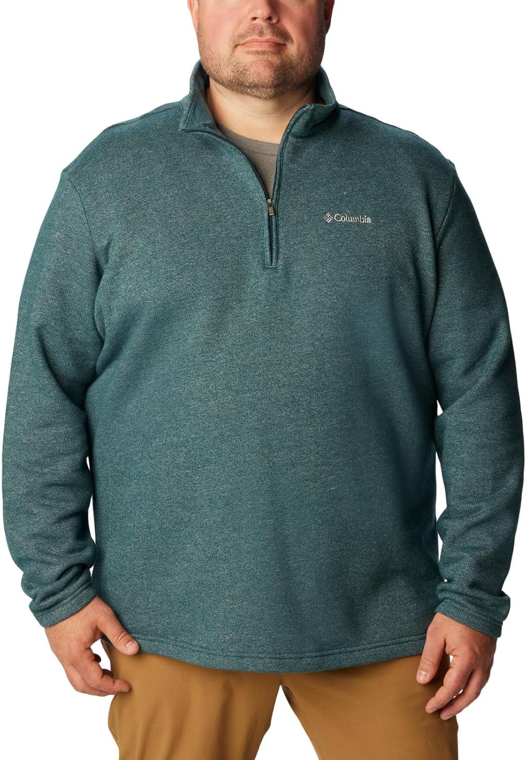 imageColumbia Mens Great Hart Mountain III Half ZipNight Wave Heather