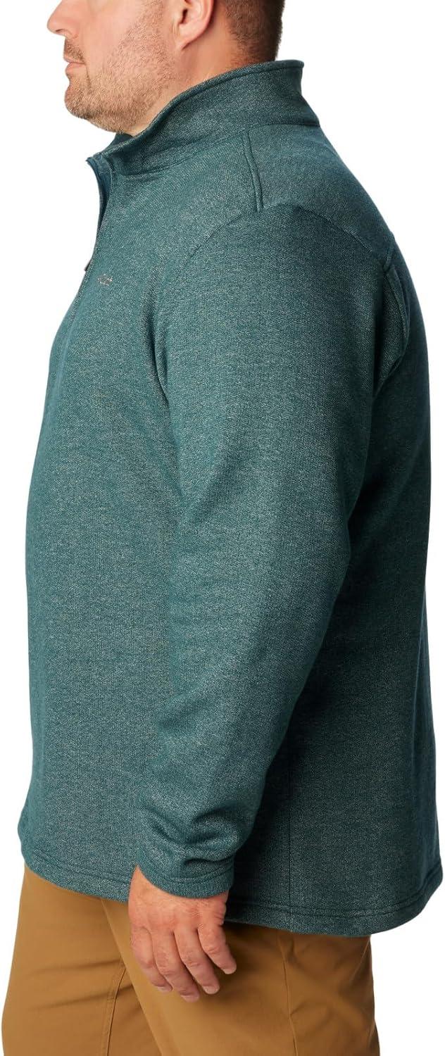 imageColumbia Mens Great Hart Mountain III Half ZipNight Wave Heather