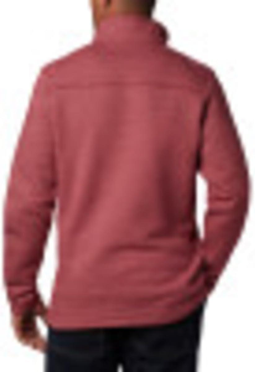 imageColumbia Mens Great Hart Mountain III Half ZipRed Jasper Heather