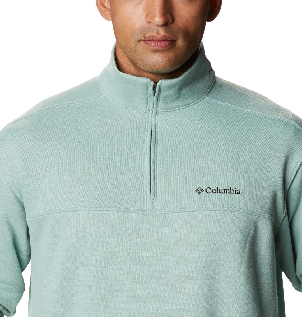 imageColumbia Mens Hart Mountain II Half Zip JacketAqua Tone Heather