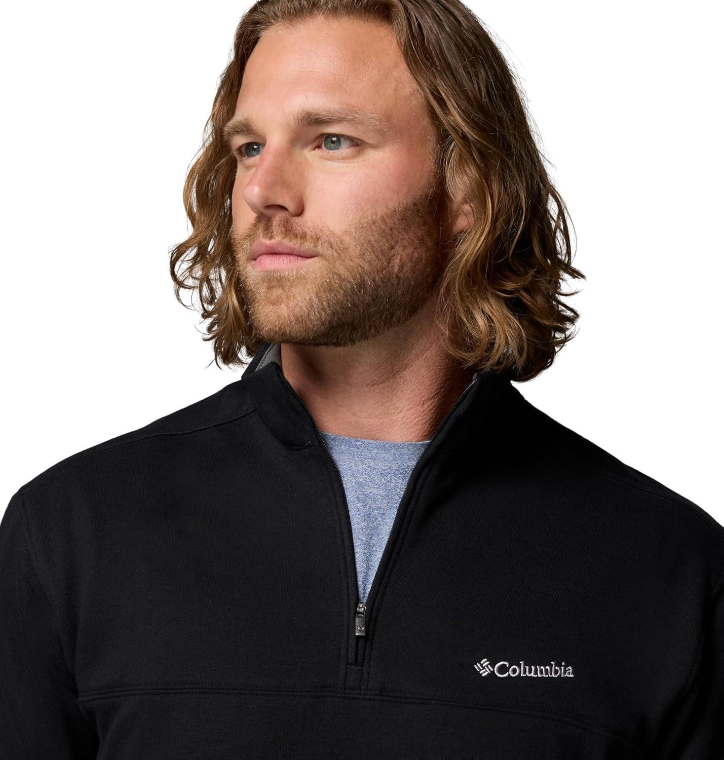 imageColumbia Mens Hart Mountain II Half Zip JacketBlack
