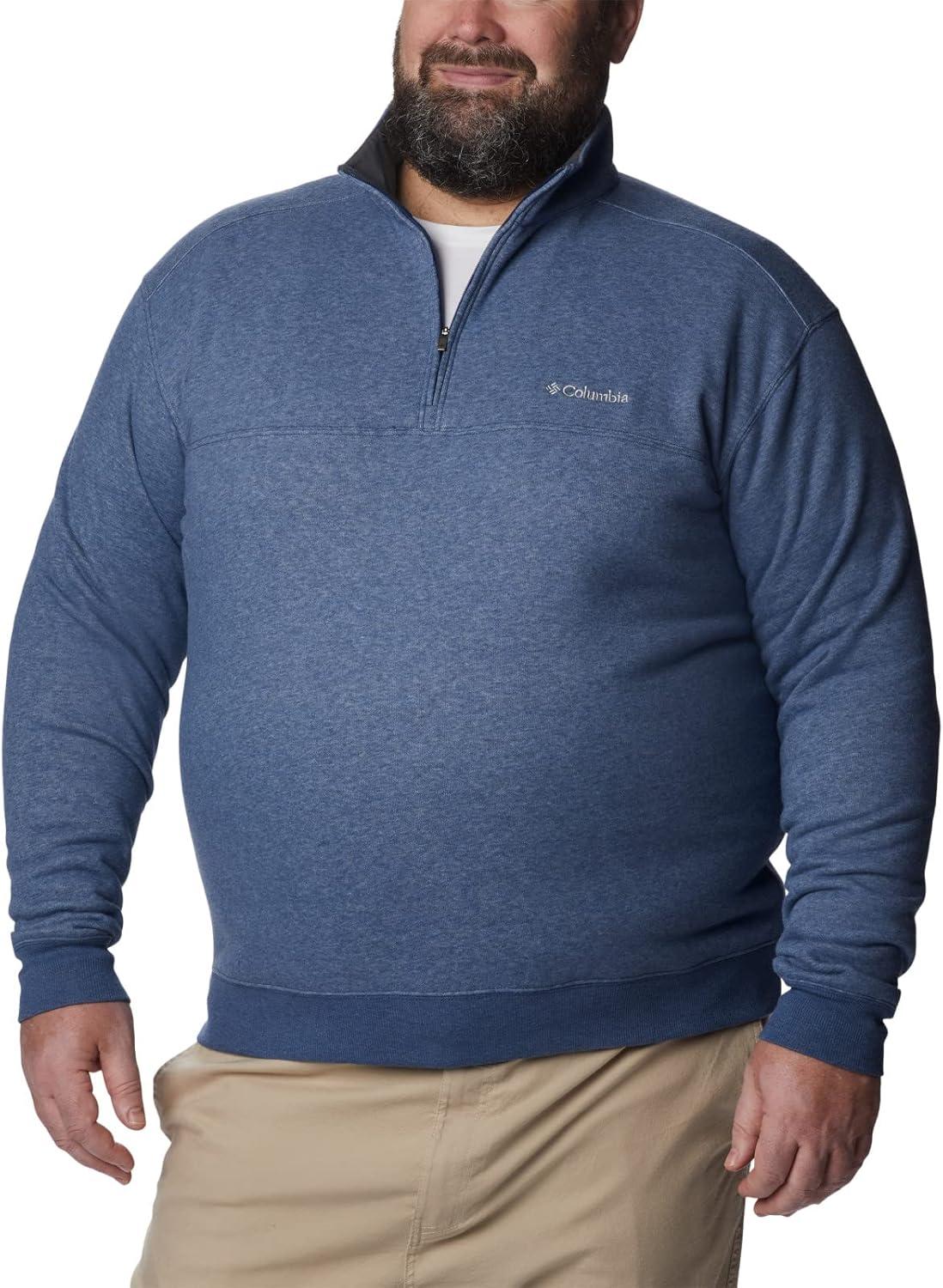imageColumbia Mens Hart Mountain II Half Zip JacketCarbon Heather