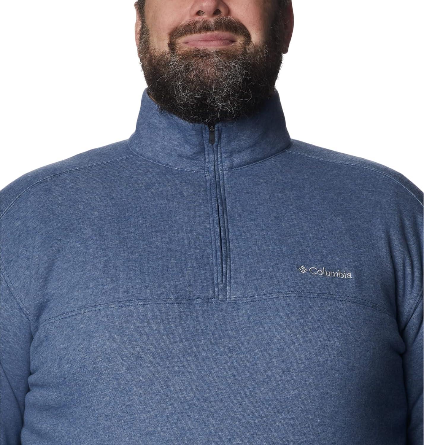 imageColumbia Mens Hart Mountain II Half Zip JacketCarbon Heather