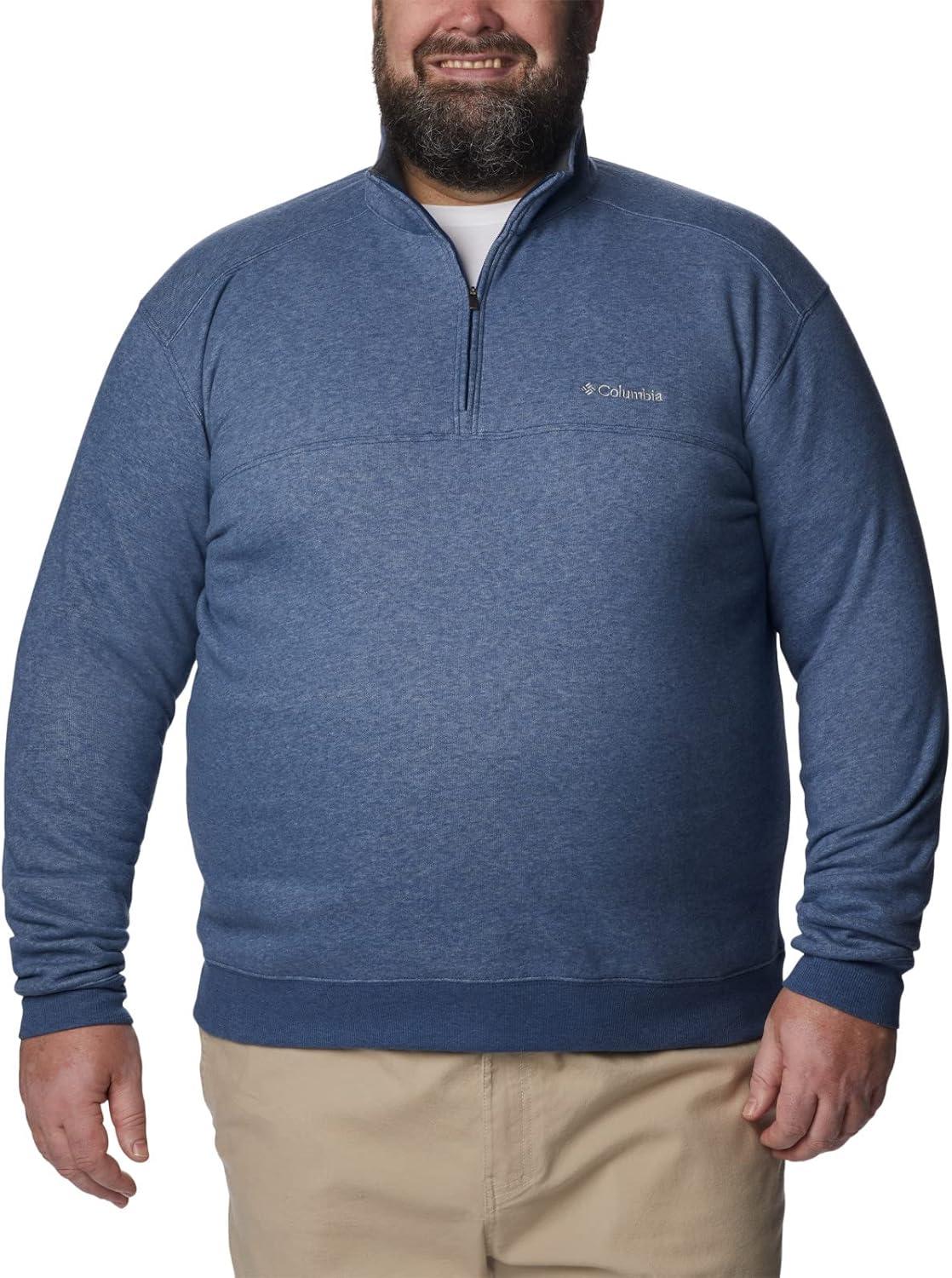 imageColumbia Mens Hart Mountain II Half Zip JacketCarbon Heather