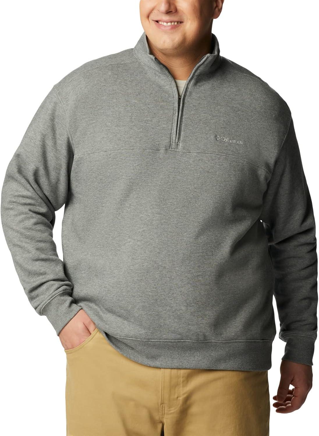 imageColumbia Mens Hart Mountain II Half Zip JacketCharcoal Heather