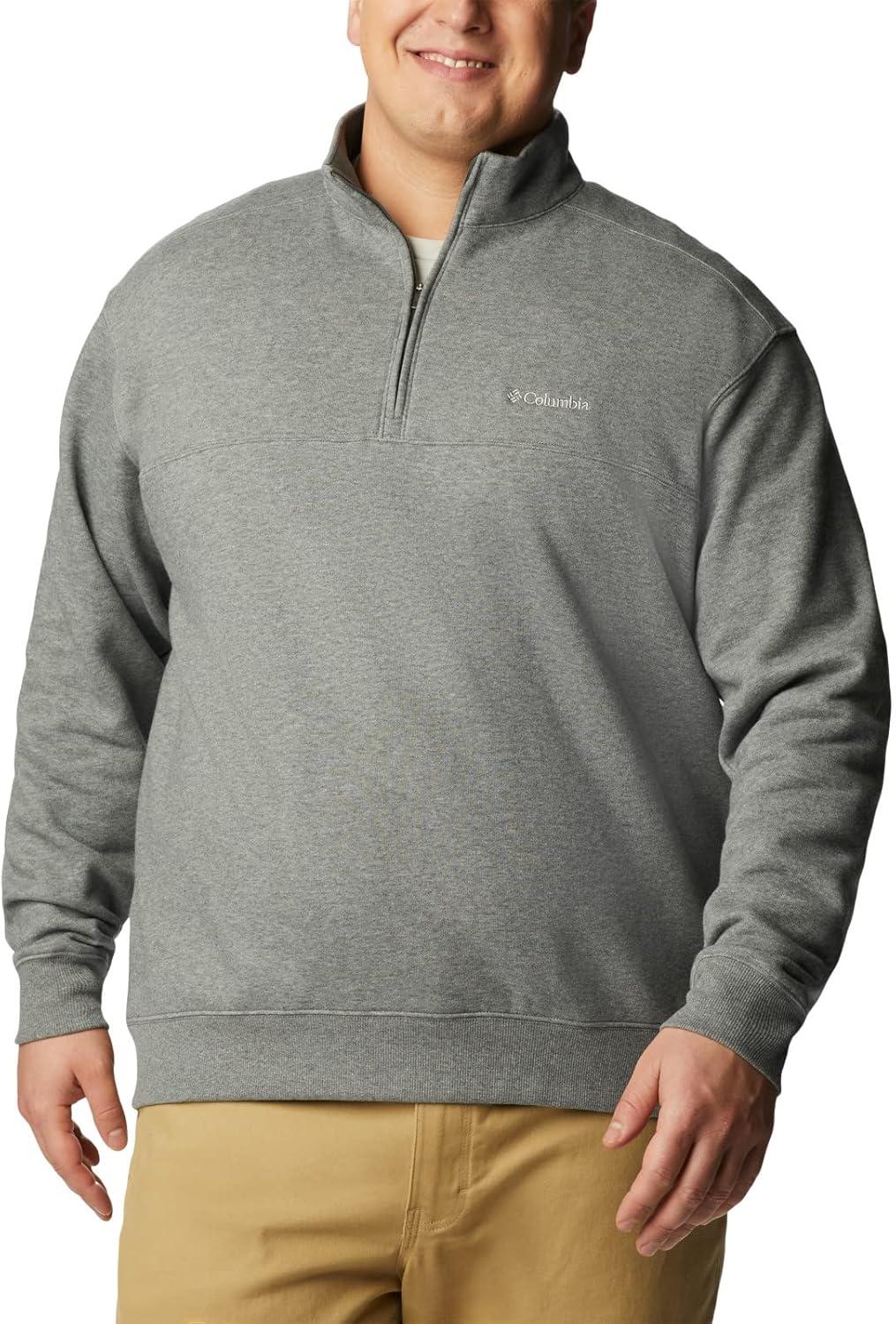 imageColumbia Mens Hart Mountain II Half Zip JacketCharcoal Heather
