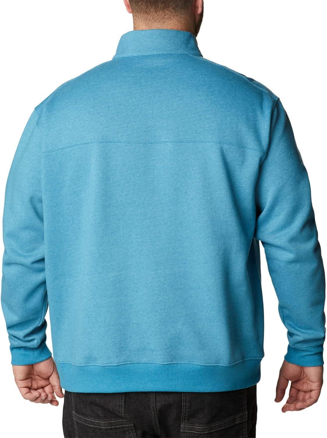 imageColumbia Mens Hart Mountain II Half Zip JacketDeep Marine Heather