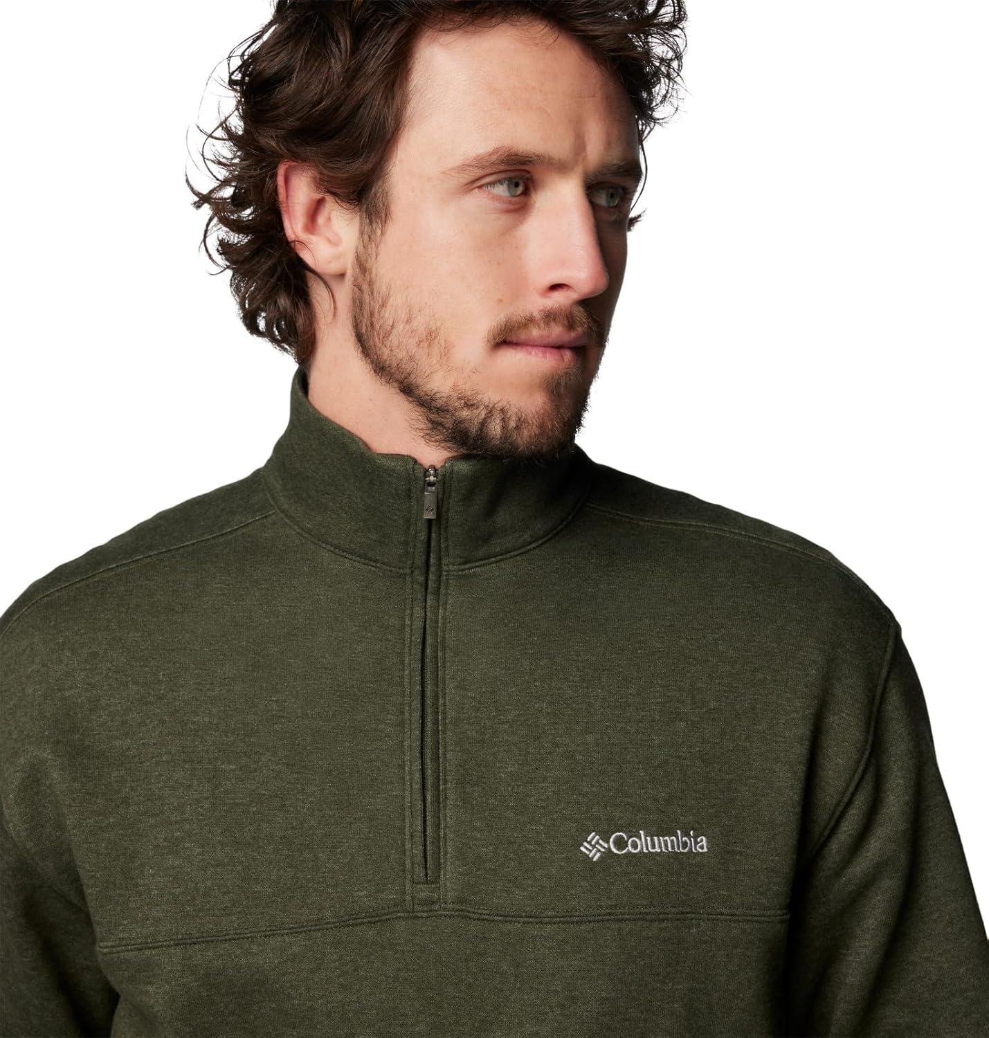 imageColumbia Mens Hart Mountain II Half Zip JacketGreenscape Heather