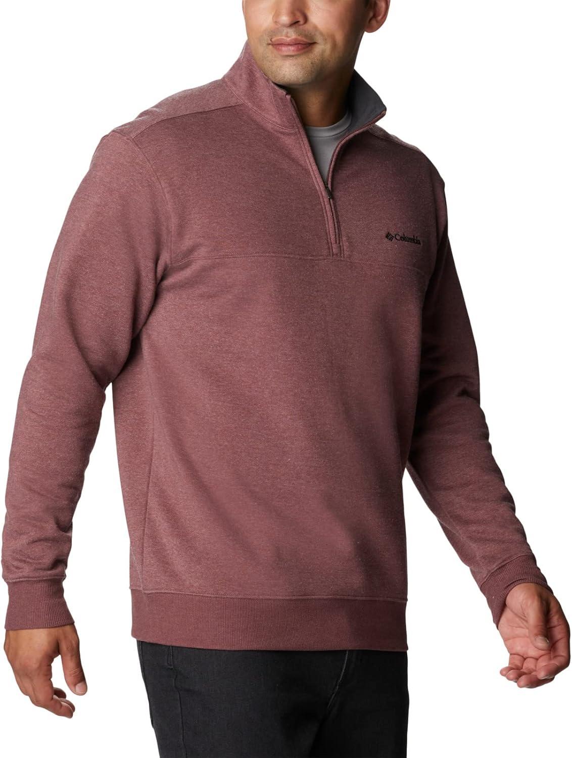 imageColumbia Mens Hart Mountain II Half Zip JacketLight Raisin Heather