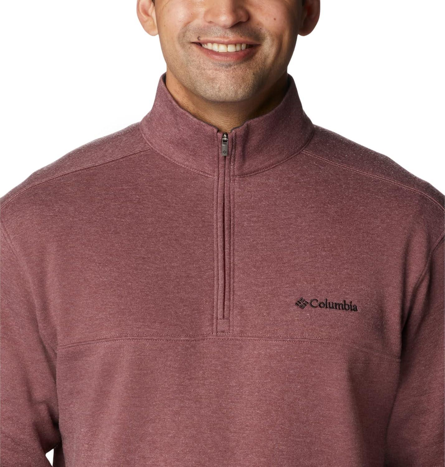 imageColumbia Mens Hart Mountain II Half Zip JacketLight Raisin Heather