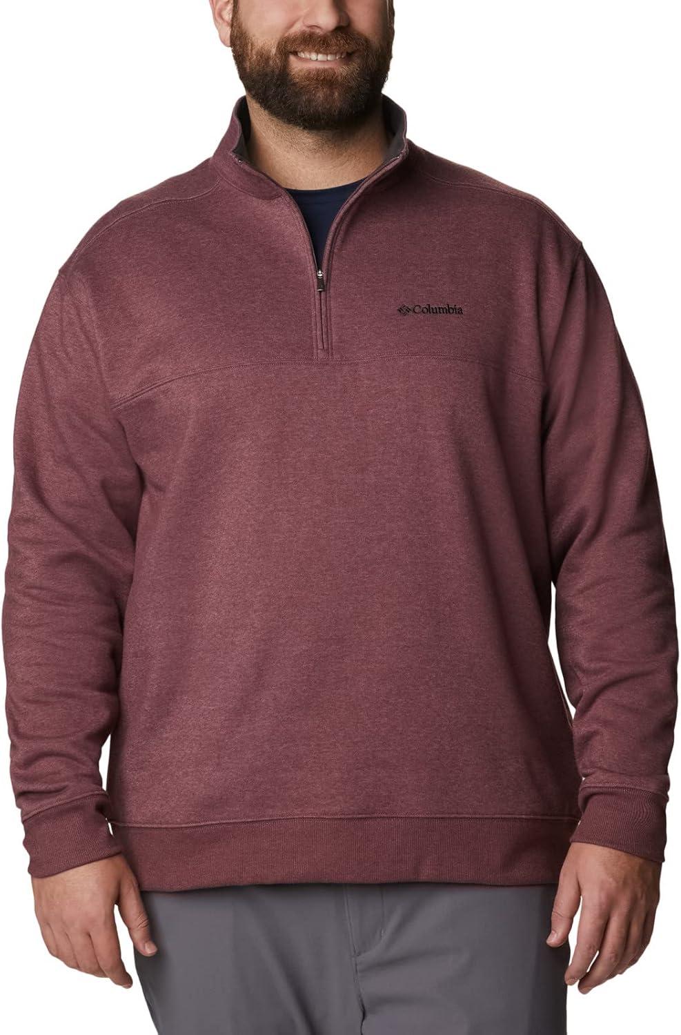 imageColumbia Mens Hart Mountain II Half Zip JacketLight Raisin Heather
