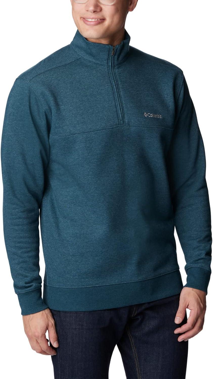 imageColumbia Mens Hart Mountain II Half Zip JacketNight Wave Heather