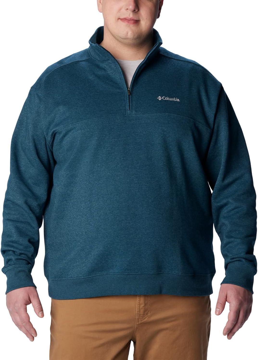 imageColumbia Mens Hart Mountain II Half Zip JacketNight Wave Heather