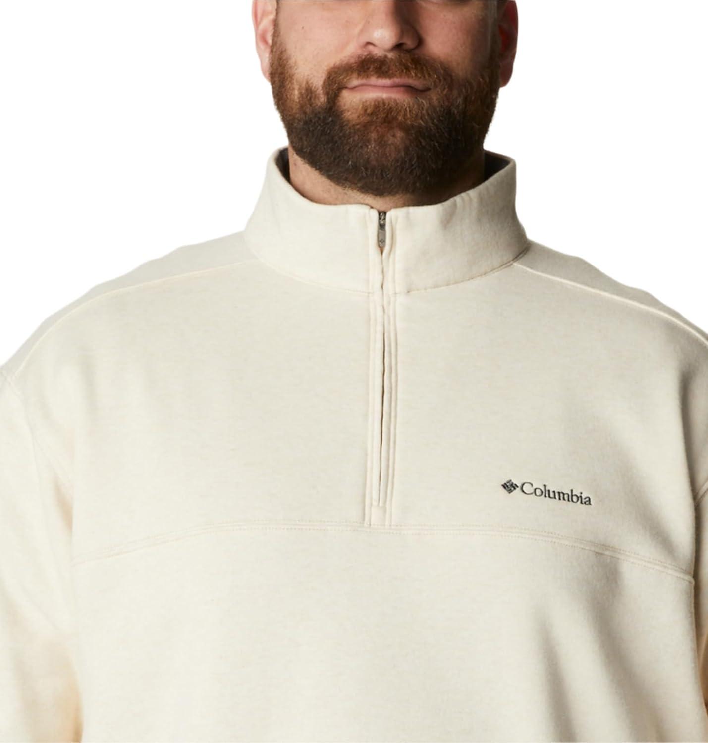 imageColumbia Mens Hart Mountain II Half Zip JacketOatmeal Heather