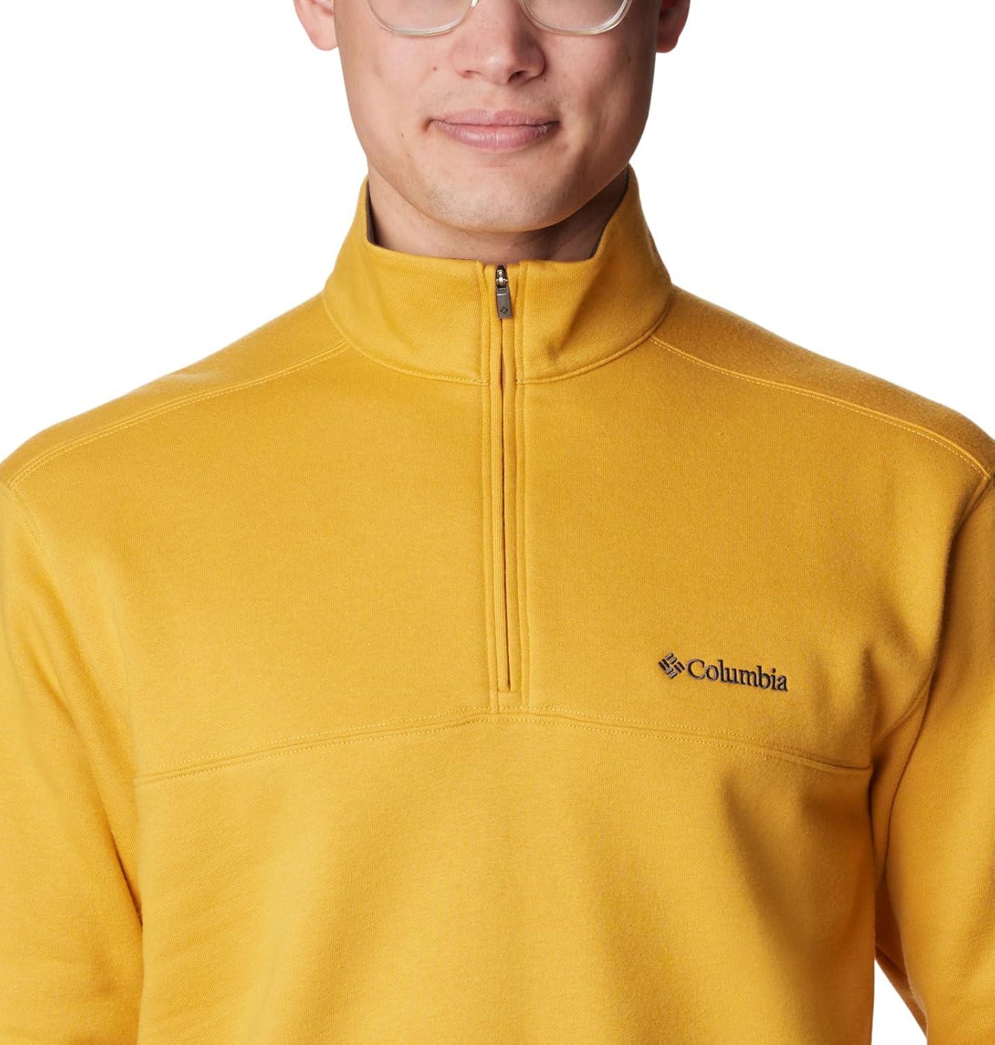 imageColumbia Mens Hart Mountain II Half Zip JacketRaw Honey