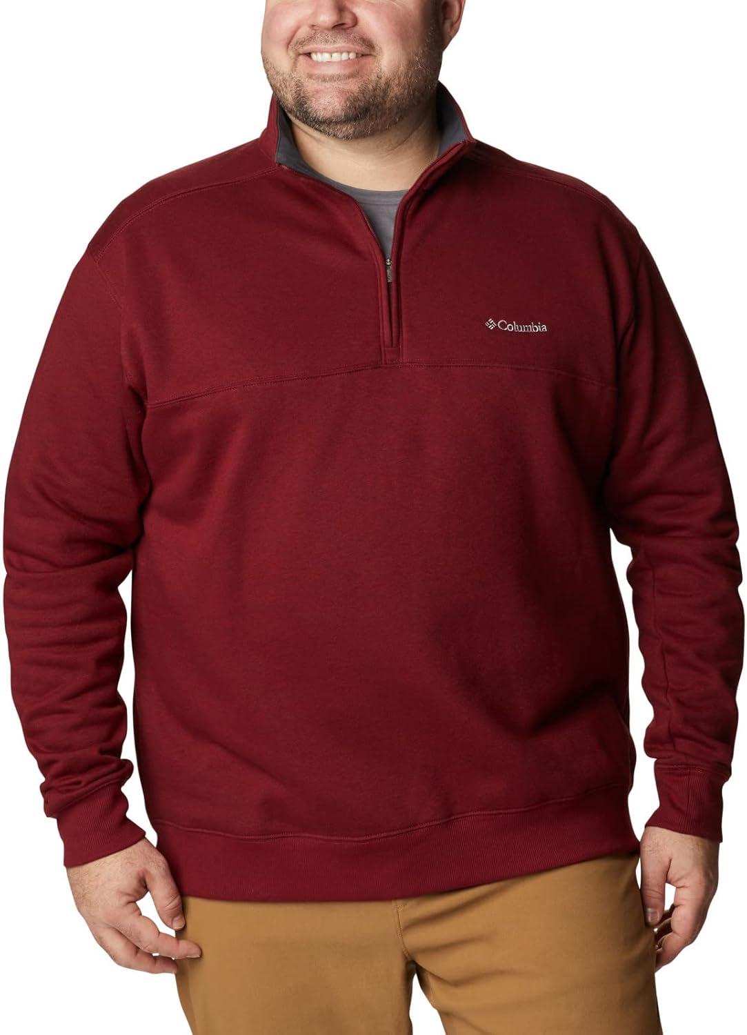 imageColumbia Mens Hart Mountain II Half Zip JacketRed Jasper