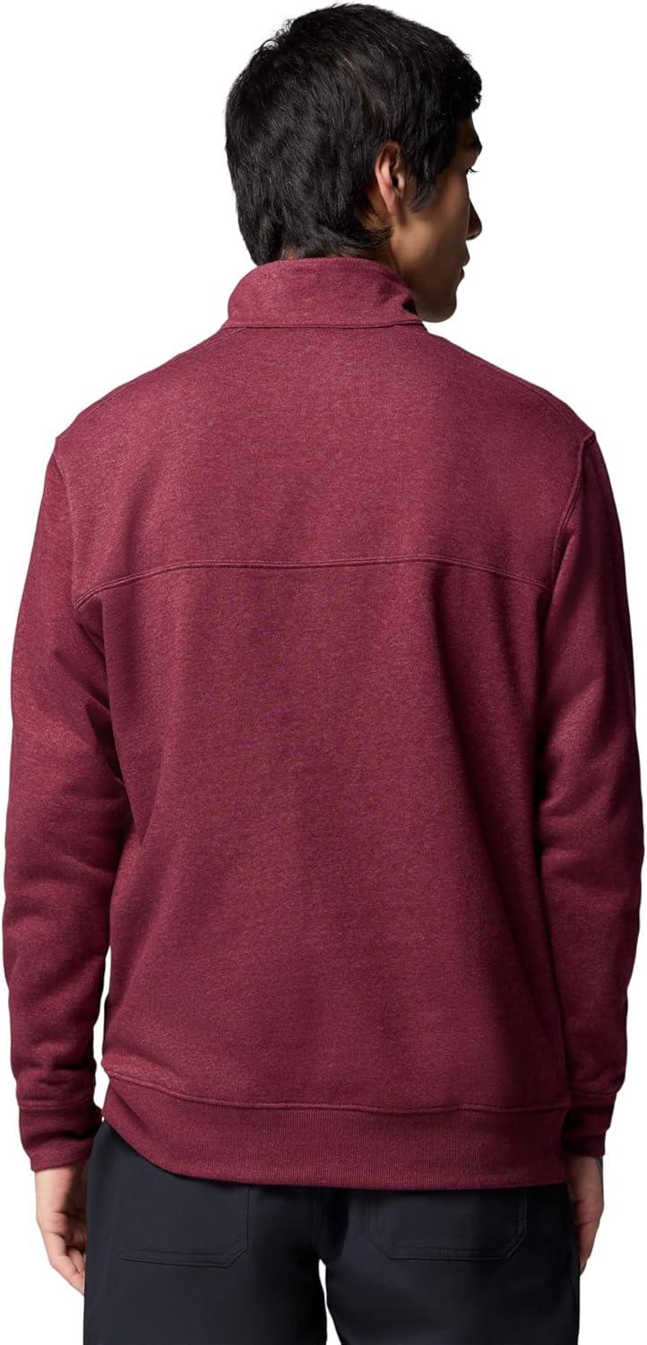 imageColumbia Mens Hart Mountain II Half Zip JacketRich Wine Heather