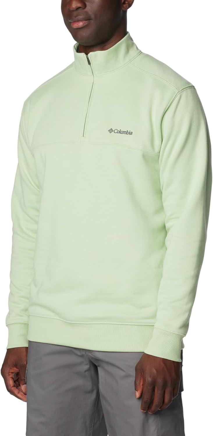 imageColumbia Mens Hart Mountain II Half Zip JacketSage Leaf Heather