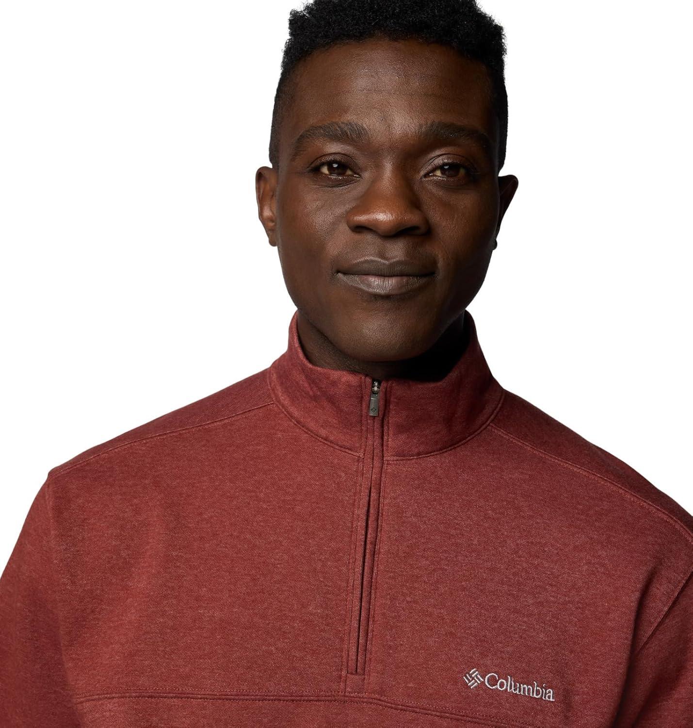 imageColumbia Mens Hart Mountain II Half Zip JacketSpice Heather