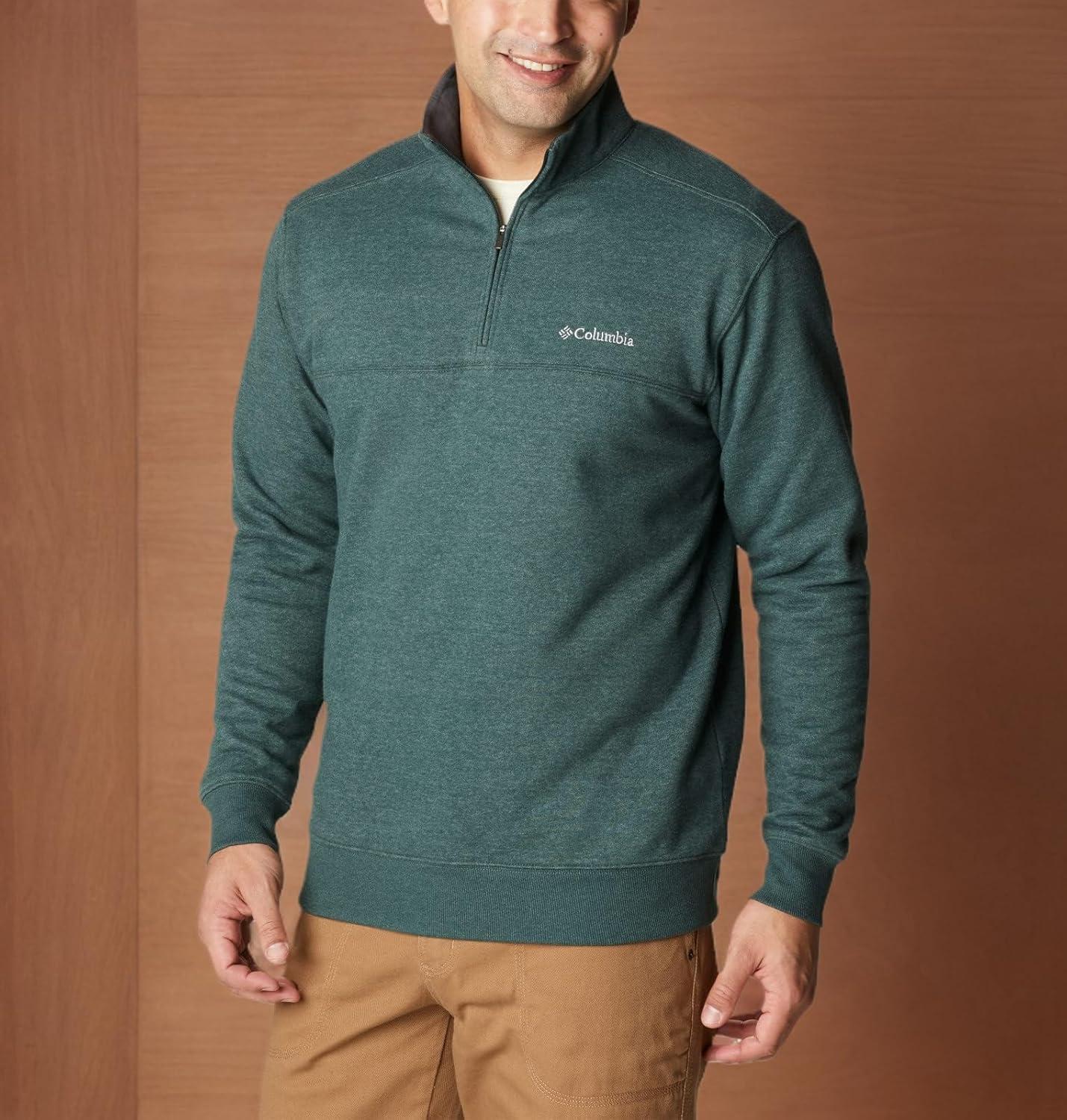 imageColumbia Mens Hart Mountain II Half Zip JacketSpruce Heather