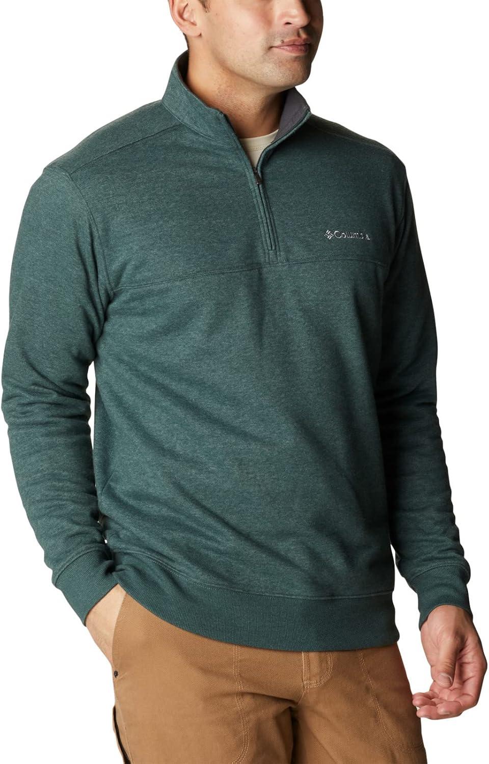 imageColumbia Mens Hart Mountain II Half Zip JacketSpruce Heather