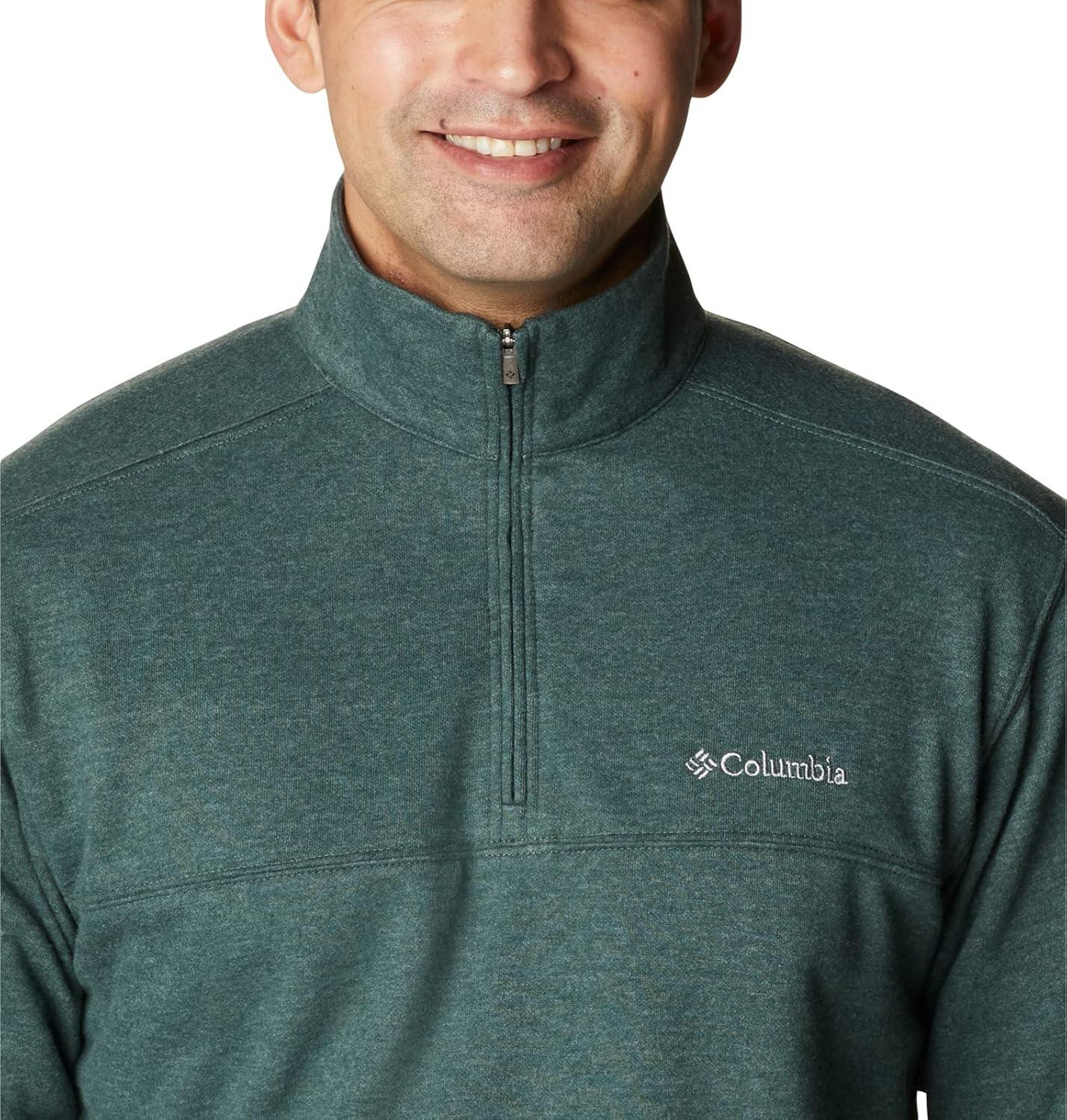 imageColumbia Mens Hart Mountain II Half Zip JacketSpruce Heather