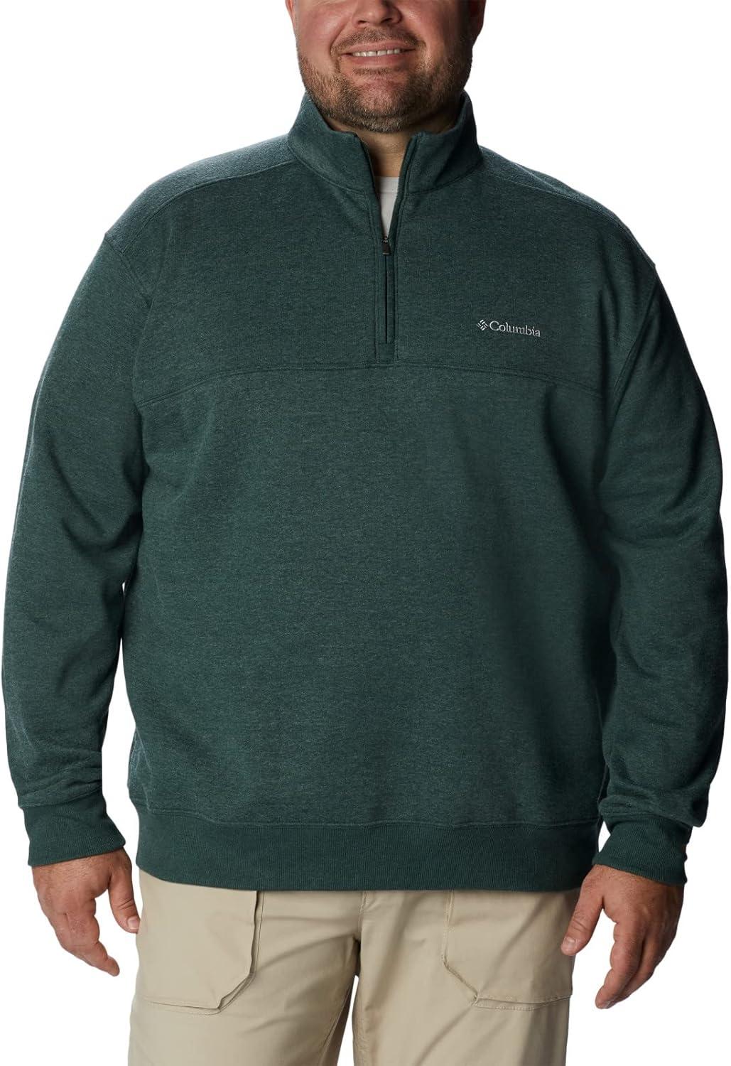 imageColumbia Mens Hart Mountain II Half Zip JacketSpruce Heather