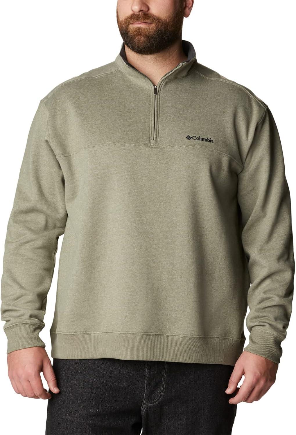 imageColumbia Mens Hart Mountain II Half Zip JacketStone Green Heather