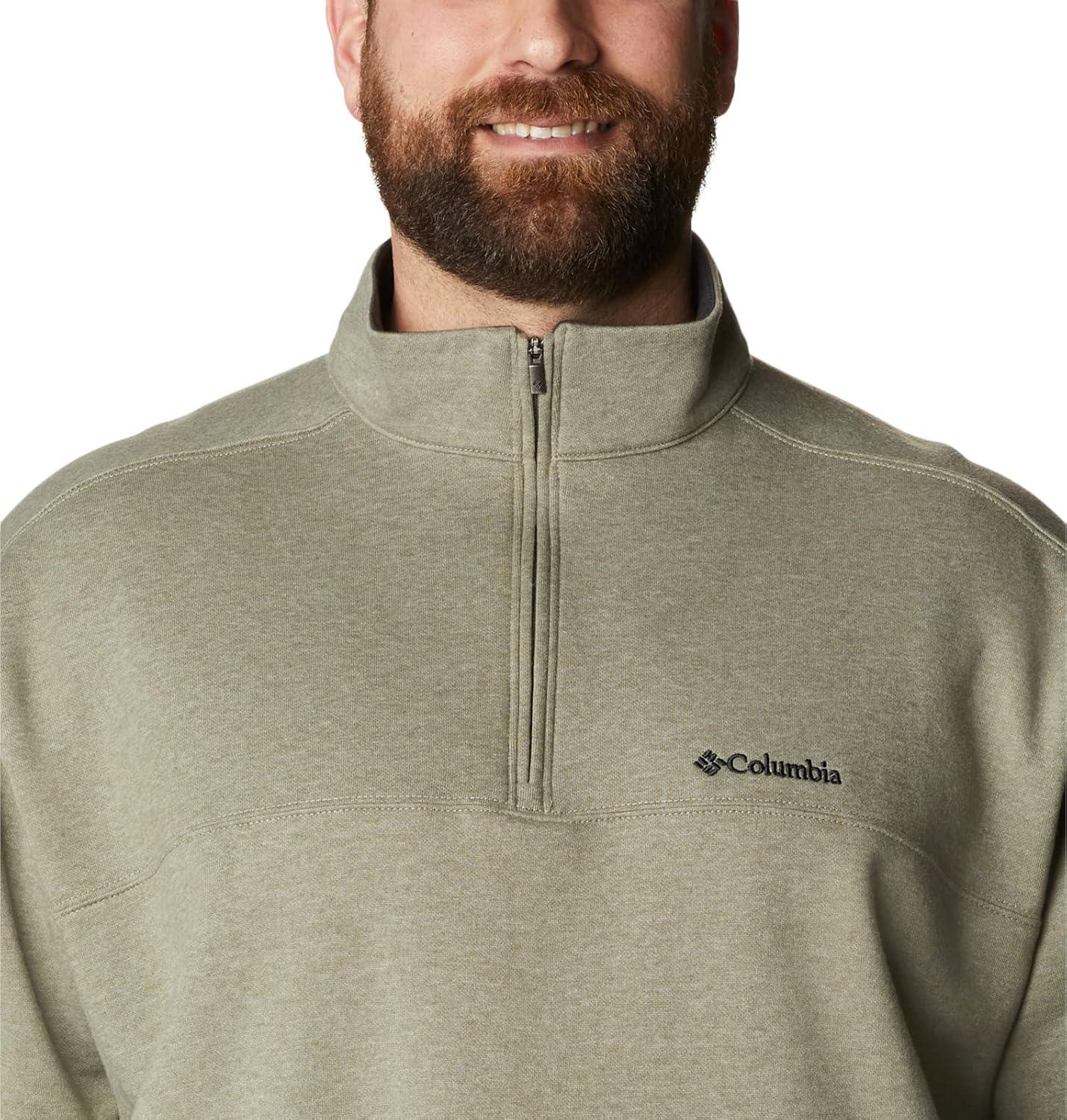 imageColumbia Mens Hart Mountain II Half Zip JacketStone Green Heather
