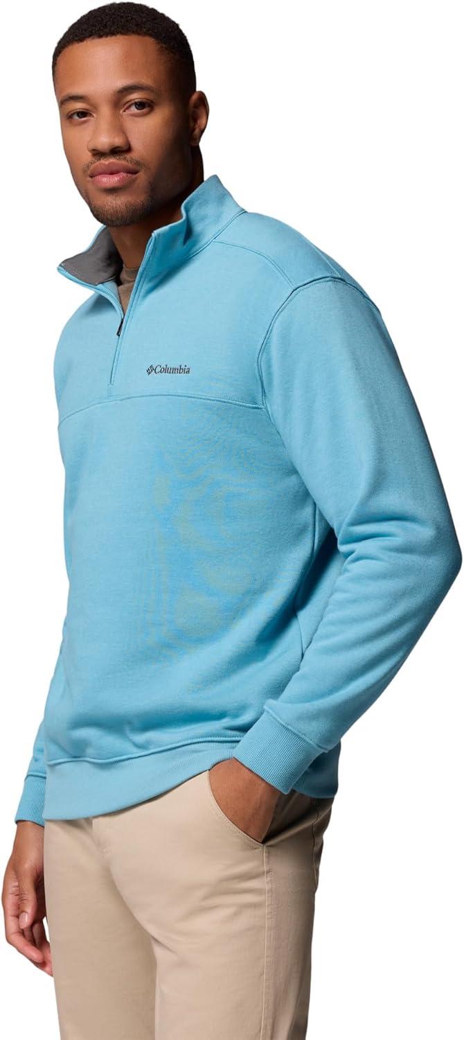 imageColumbia Mens Hart Mountain II Half Zip JacketVintage Blue Heather