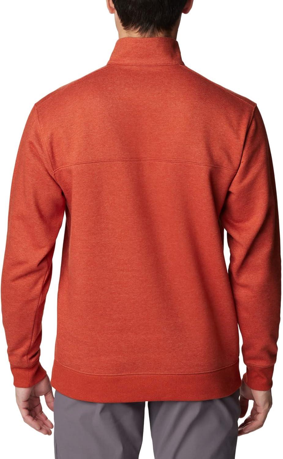 imageColumbia Mens Hart Mountain II Half Zip JacketWarp Red Heather