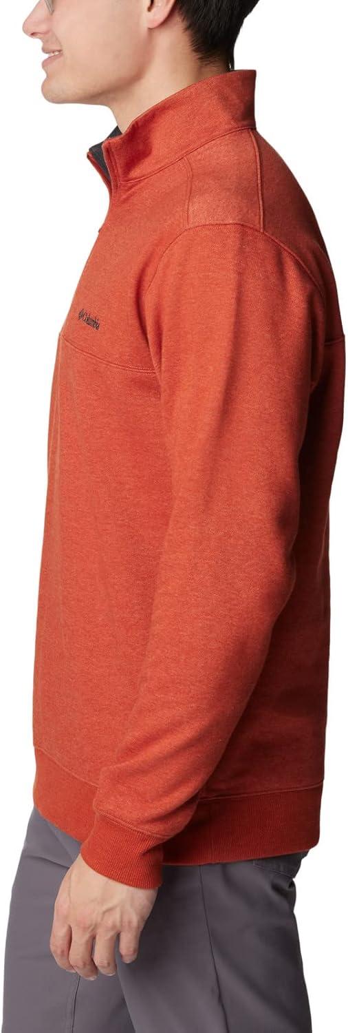 imageColumbia Mens Hart Mountain II Half Zip JacketWarp Red Heather