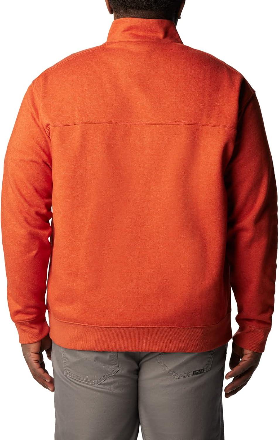imageColumbia Mens Hart Mountain II Half Zip JacketWarp Red Heather