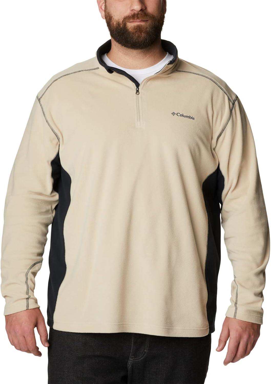 imageColumbia Mens Klamath Range Ii Half ZipAncient FossilBlack