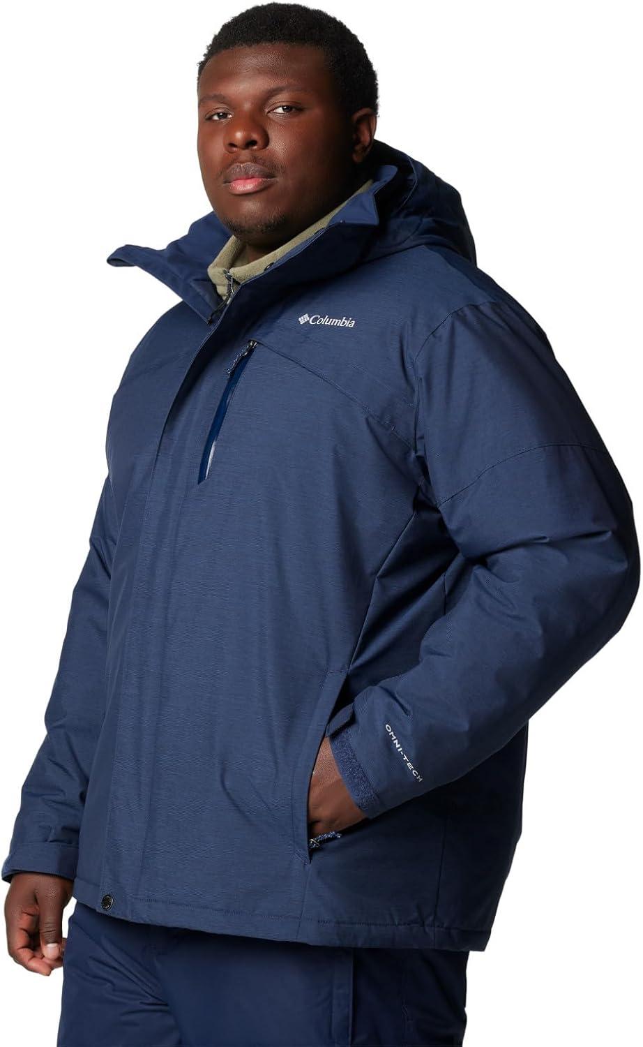 imageColumbia Mens Last Tracks II JacketCollegiate Navy Melange