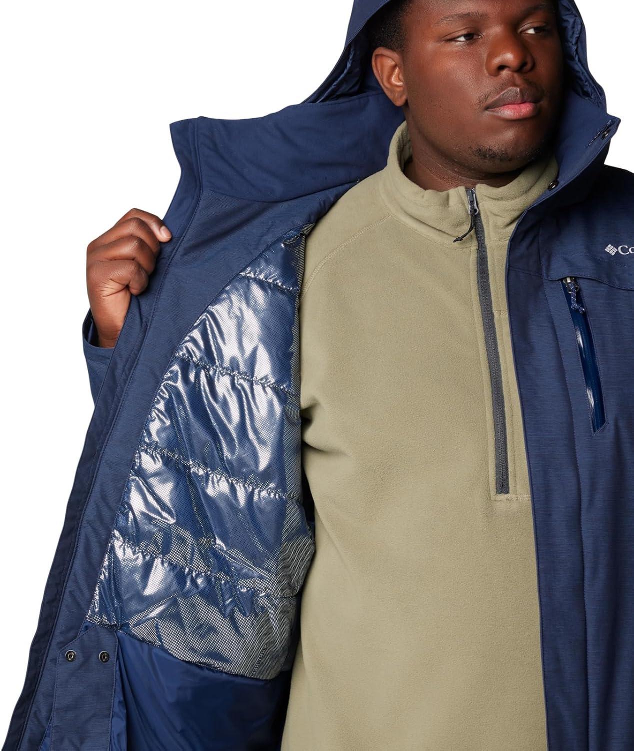 imageColumbia Mens Last Tracks II JacketCollegiate Navy Melange