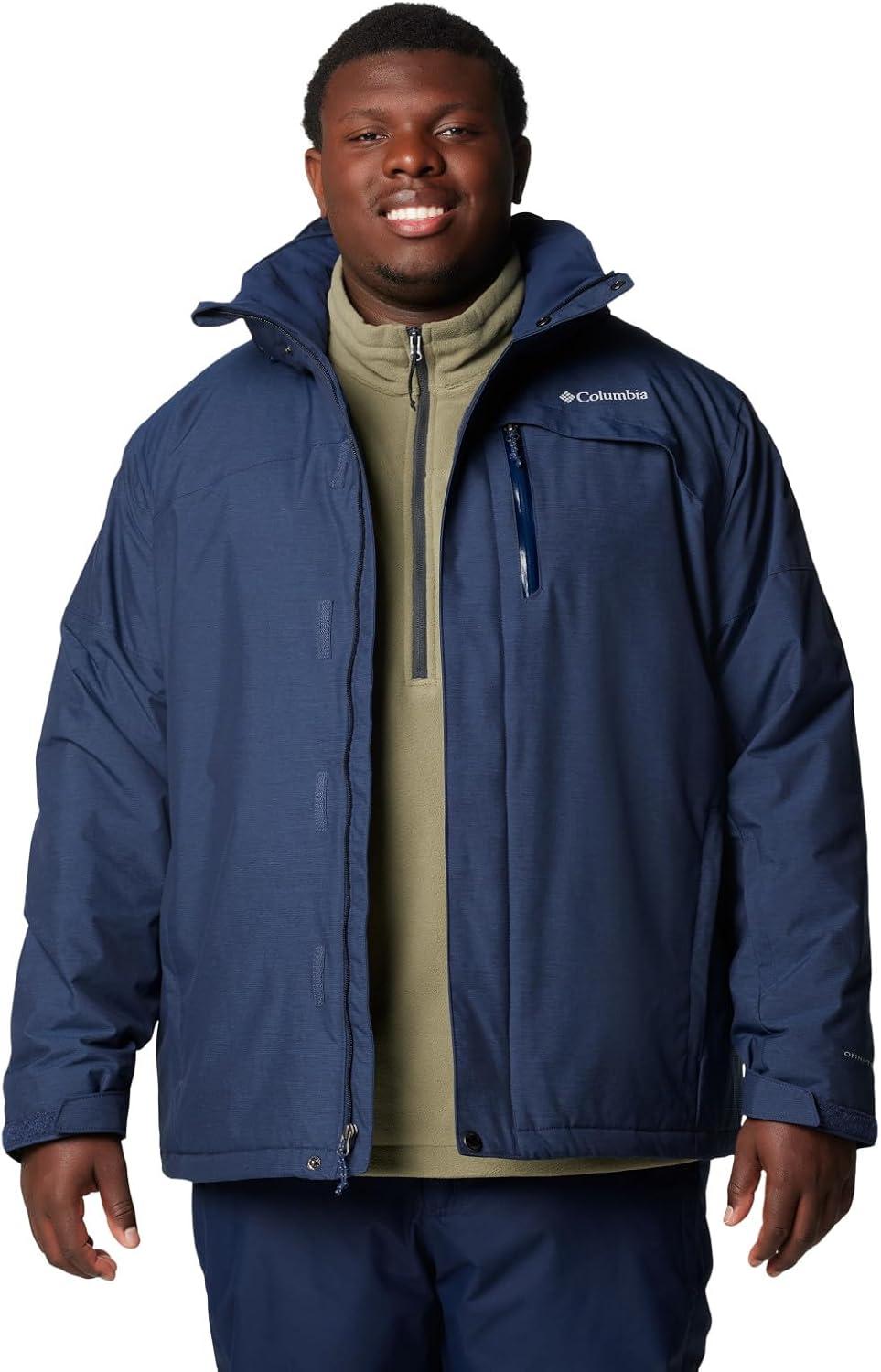 imageColumbia Mens Last Tracks II JacketCollegiate Navy Melange