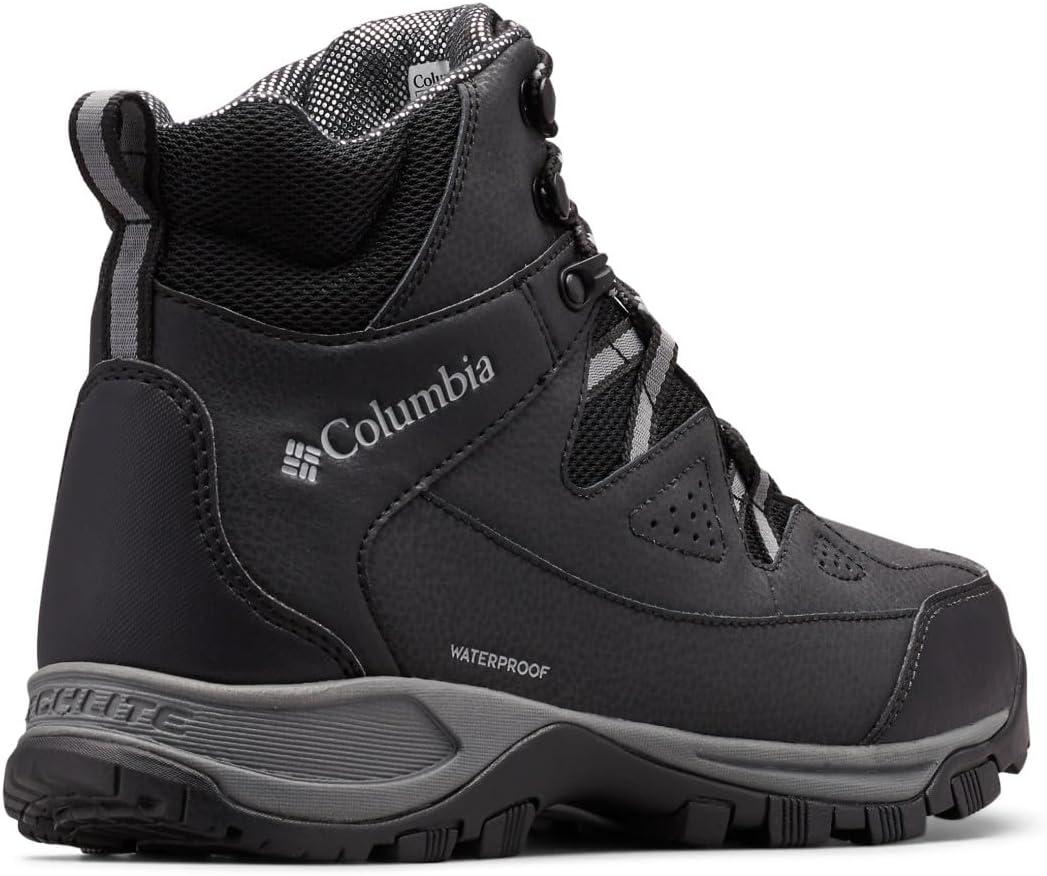 imageColumbia Mens Liftop III Snow BootsBlackTitanium Grey Steel