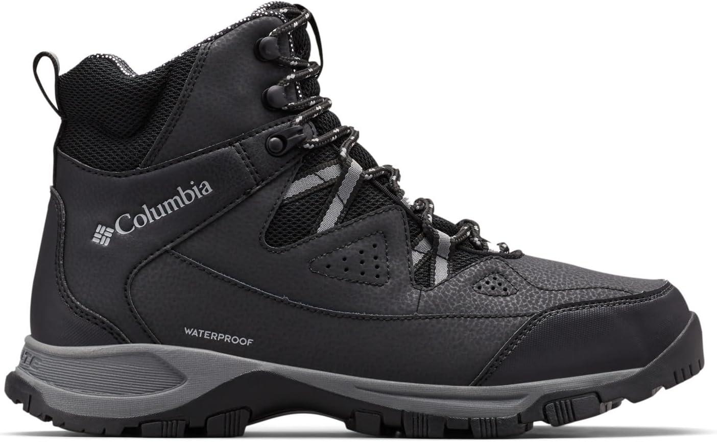 imageColumbia Mens Liftop III Snow BootsBlackTitanium Grey Steel