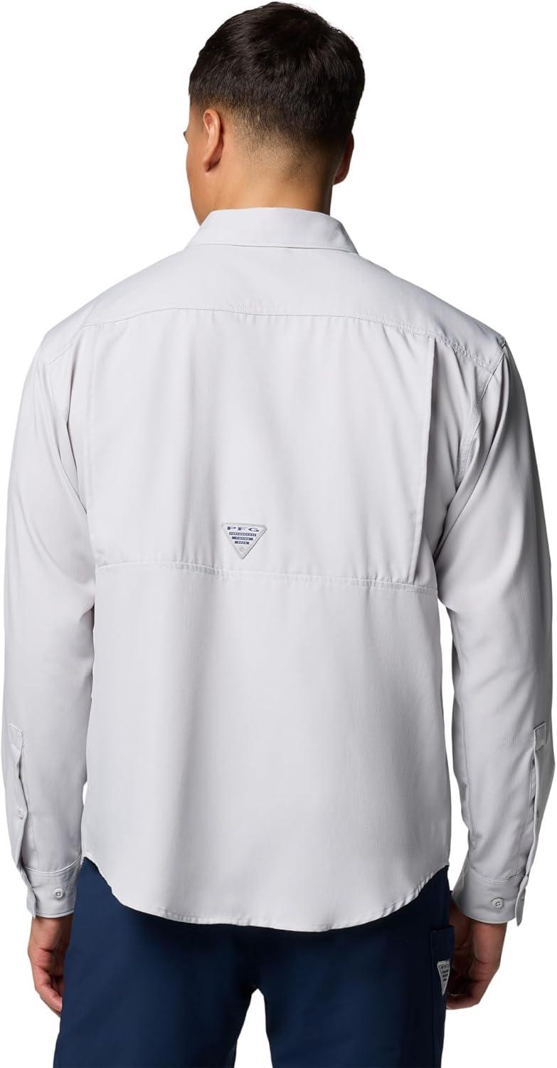 imageColumbia Mens PFG Backwater Long Sleeve ShirtCool Grey
