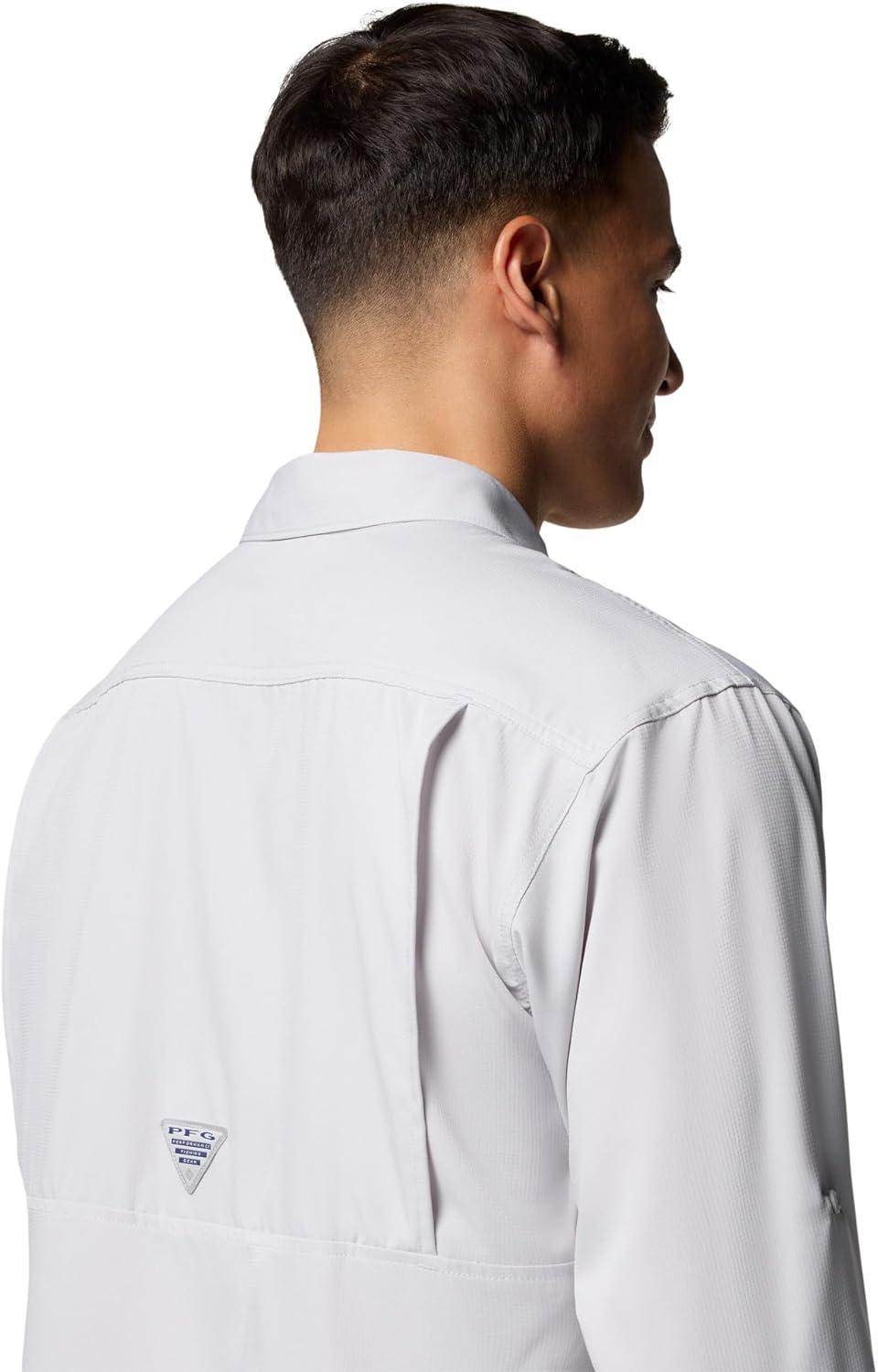 imageColumbia Mens PFG Backwater Long Sleeve ShirtCool Grey