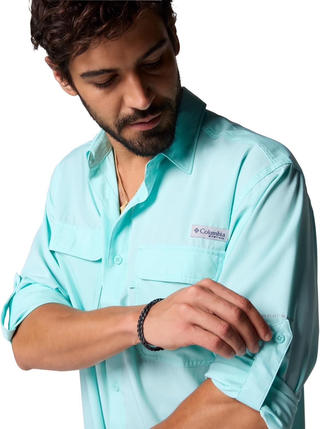imageColumbia Mens PFG Backwater Long Sleeve ShirtGulf Stream