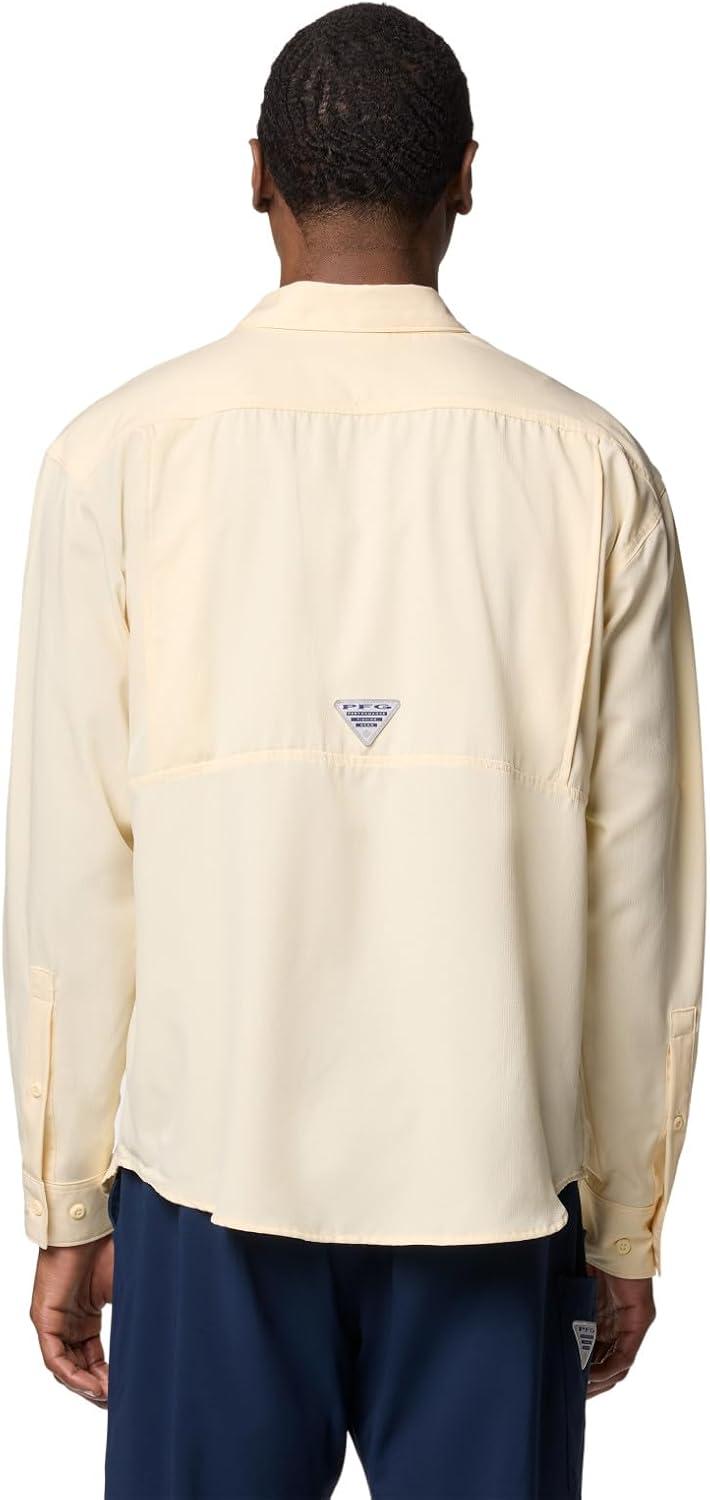 imageColumbia Mens PFG Backwater Long Sleeve ShirtLemon Wash