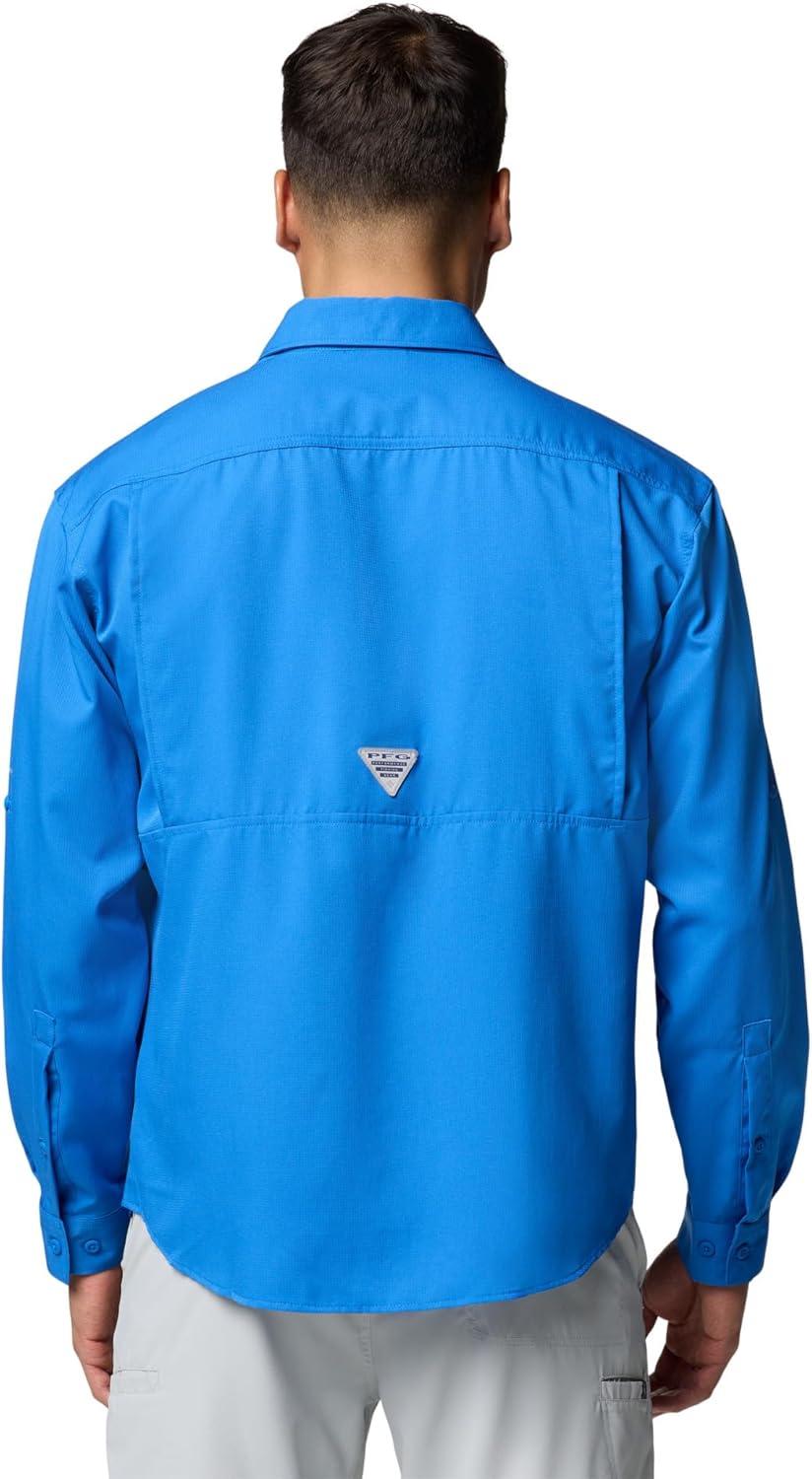imageColumbia Mens PFG Backwater Long Sleeve ShirtVivid Blue