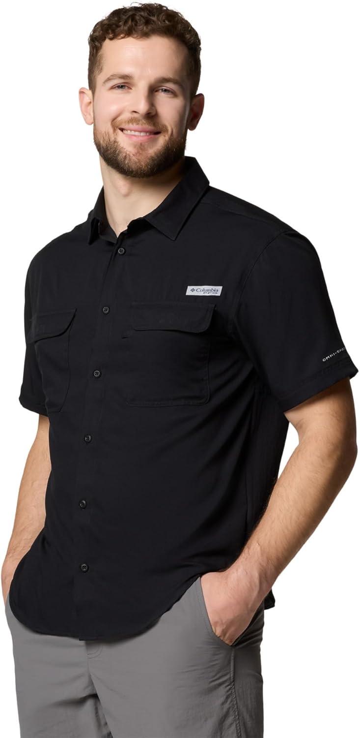 imageColumbia Mens PFG Backwater Short Sleeve ShirtBlack
