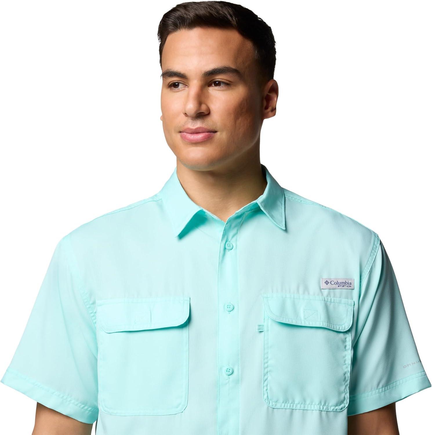 imageColumbia Mens PFG Backwater Short Sleeve ShirtGulf Stream